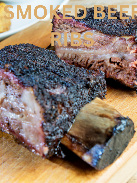 Image of grilled beef ribs on a barbecue grill "Close-up of tender, caramelized beef ribs grilling on a BBQ with crispy edges and juicy meat." Image of seasoning being applied to beef ribs "Generous seasoning of beef ribs with a Texas-style rub, ready for grilling." Image of a butcher cutting ribeye scraps for grilling "Butcher preparing ribeye scraps for grilling, offering a cost-effective alternative to premium beef ribs." Image of BBQ beef ribs resting on a plate after grilling "Grilled BBQ beef ribs resting on a plate, showcasing the perfect caramelized crust and tender meat." Image of Alabama white sauce served with grilled ribs "Alabama white sauce in a bowl, ready to accompany delicious grilled BBQ beef ribs.